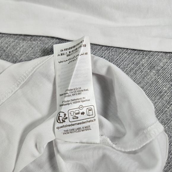 Boden Girls 13-14 Year NWT White Eyelet Long Sleeve Top Preppy Cottagecore Teen - Picture 7 of 10